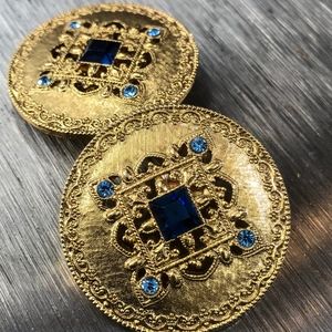 custom vintage royal earrings